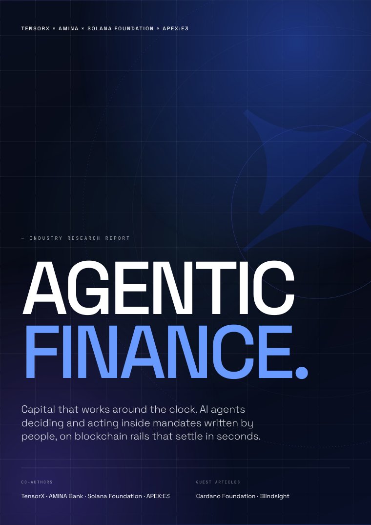 Cover of the Agentic Finance industry report